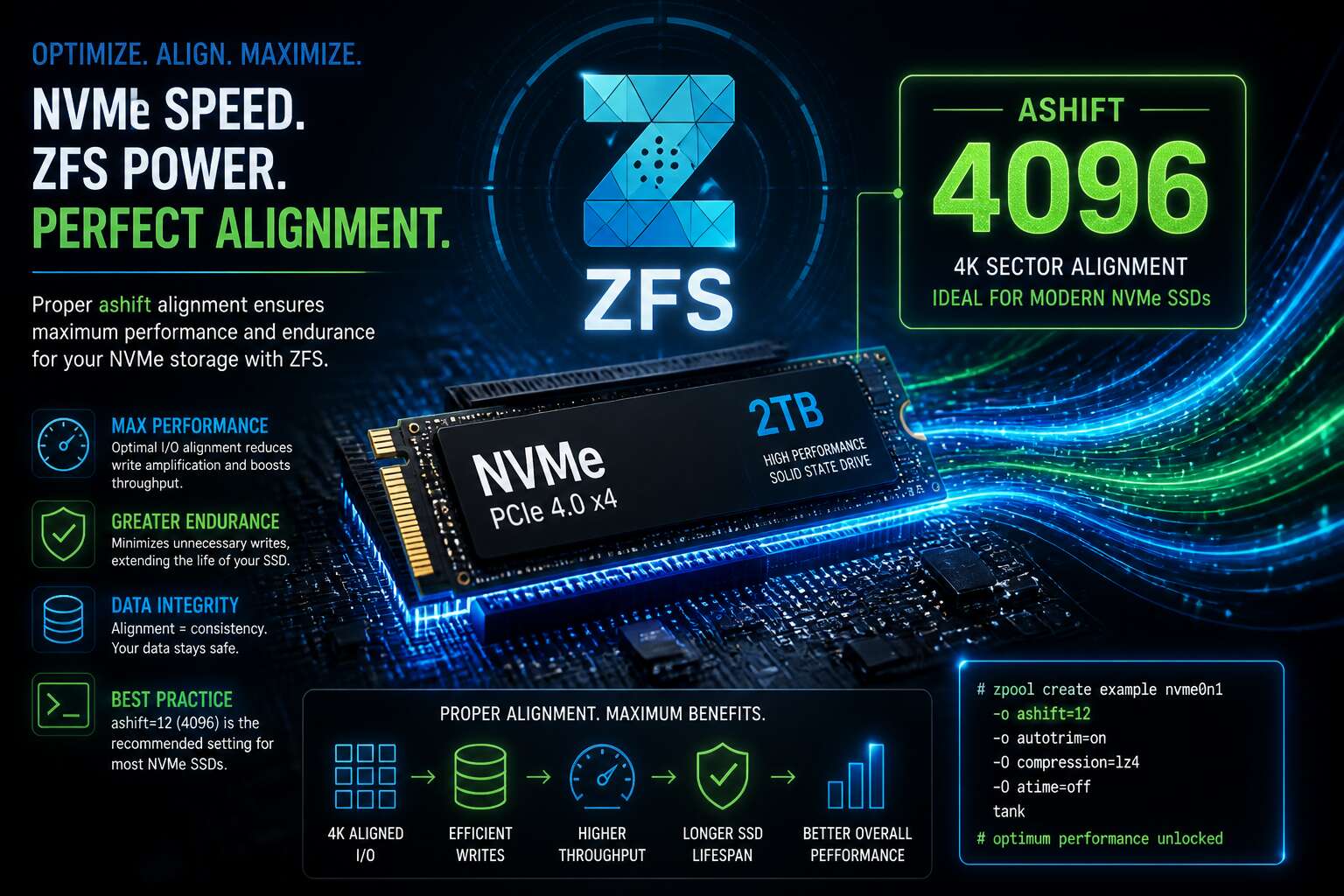 nvme zfs ashift