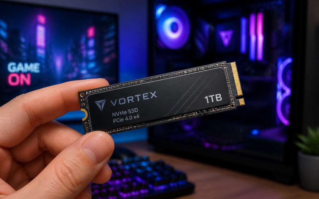 Upgrade your build with an NVMe 1TB SSD for faster loads and smoother games.