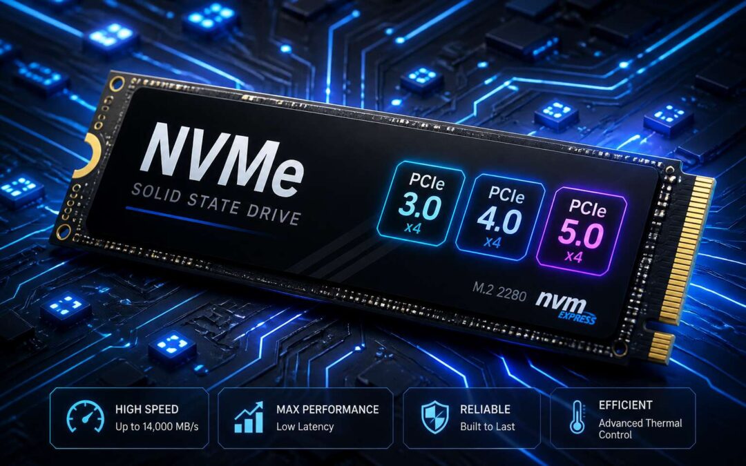 NVMe versions explained: which PCIe generation is right for you?