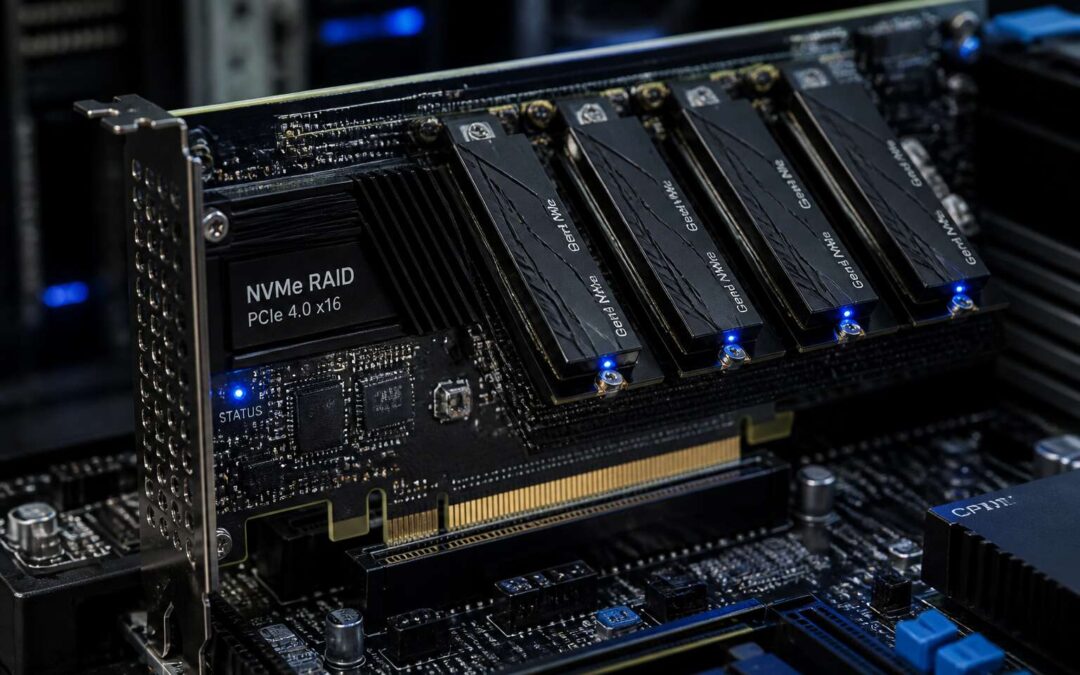 Boost NVMe RAID controller performance for faster storage.